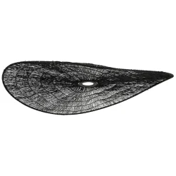 Suspension non electrique en fer naturel et noir d60xh34cm - Organic