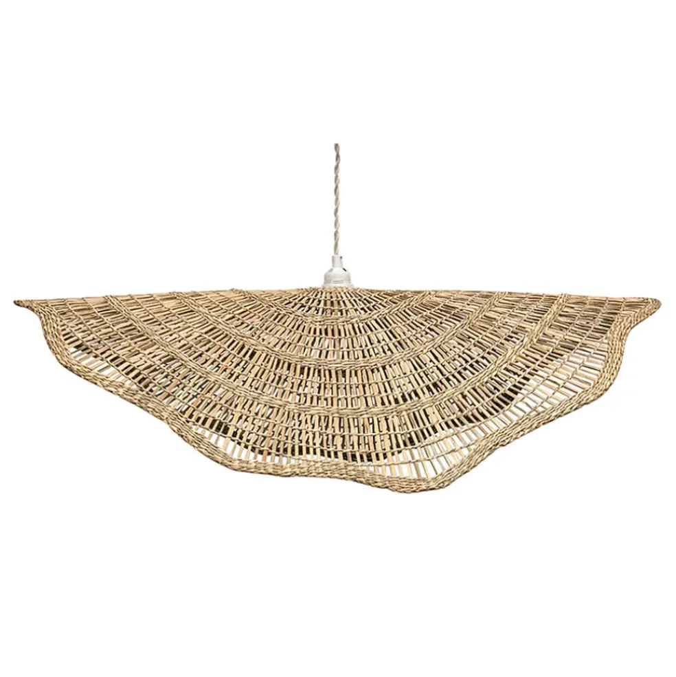 Suspension non électrifiée en jonc de mer d90cm - Eleonore
