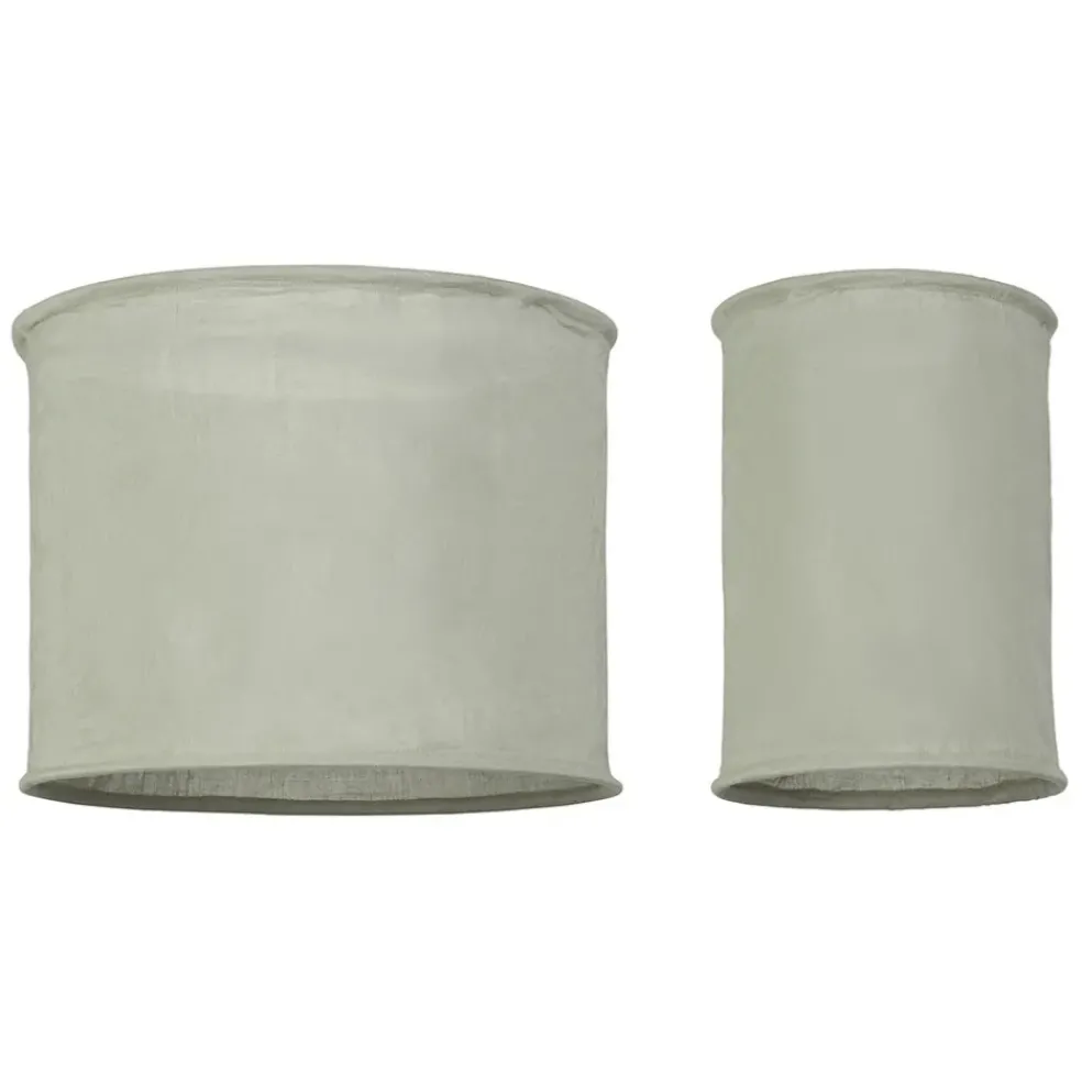 Suspension non électrifiée en lin et coton sauge d45xh35cm - Noho