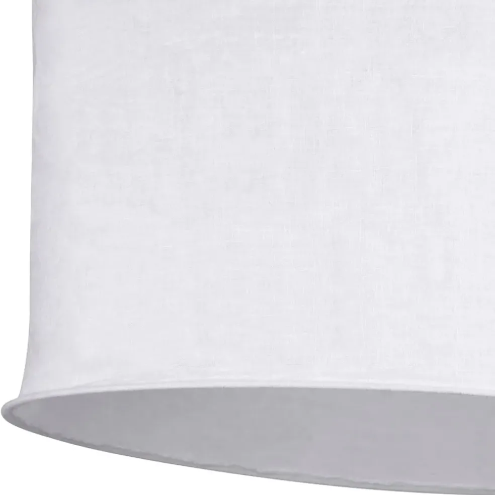 Suspension non électrique en lin et métal ecru h45cm - Noho