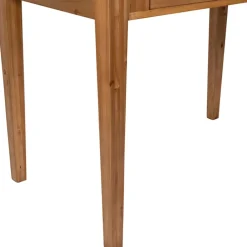 Table à manger 2 tiroirs en sapin et panneau de bois naturel 108x67cm - Terroir