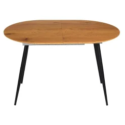 Table à manger avec allonge en bois 120(+40cm)x80cm - Lara