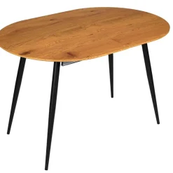 Table à manger avec allonge en bois 120(+40cm)x80cm - Lara