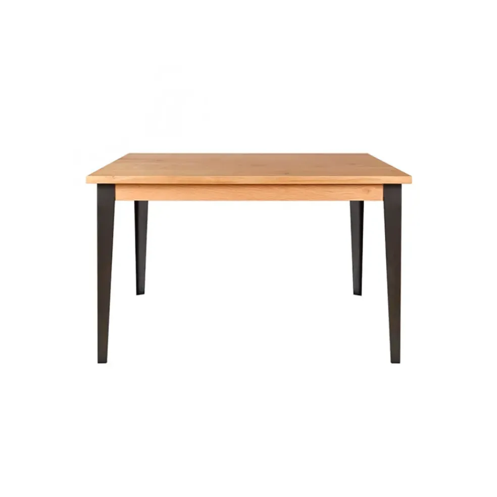 Table à manger carrée en chêne massif 140x140xm - Manny