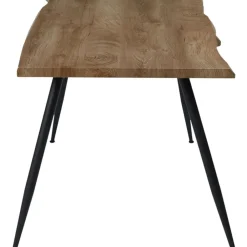 Table à manger en bois MDF et pieds en fer 110x75cm - Forest
