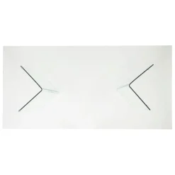 Table à manger en verre trempé 180x90cm - Adela