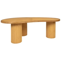 Table basse en rotin et bambou naturel 124x73cm - Saori