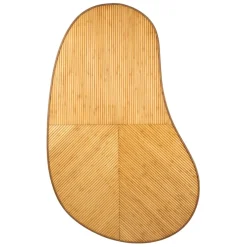 Table basse en rotin et bambou naturel 124x73cm - Saori