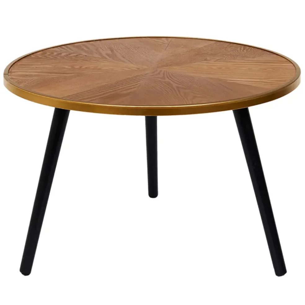 Table basse gigogne ronde (lot de 2) en pin - Faya