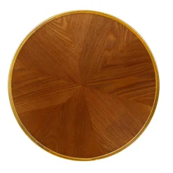 Table basse gigogne ronde (lot de 2) en pin - Faya