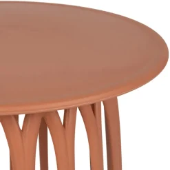 Table basse rond terracotta d50cm - Lumi