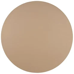 Table basse ronde 3 pieds en fer beige d70xh35cm - Organic