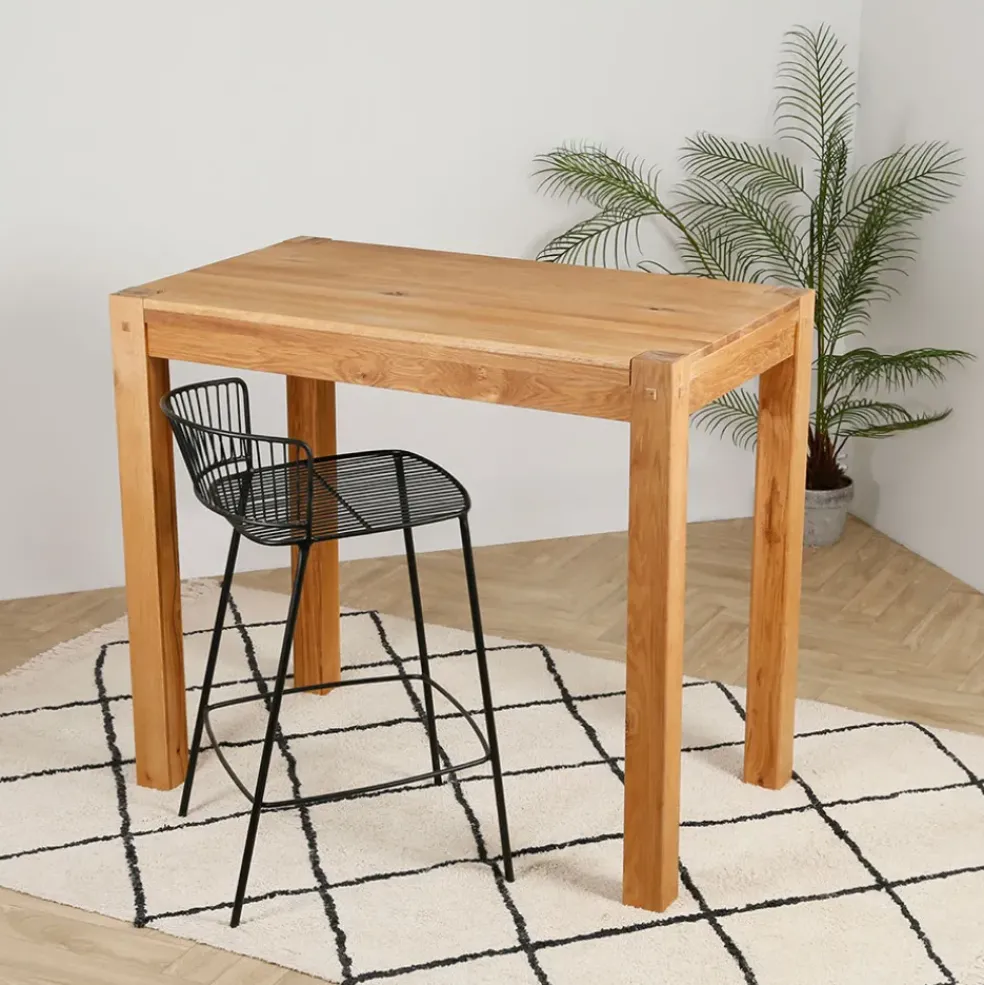 Table de bar en chêne naturel h105cm - Landry