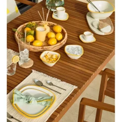 Table de jardin en bois d'acacia 190x90cm - Emili