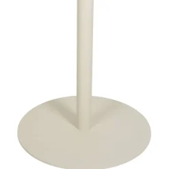 Table de jardin ronde en acier écru d60cm - Ajay