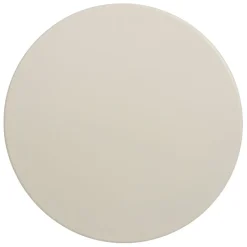Table de jardin ronde en acier écru d60cm - Ajay