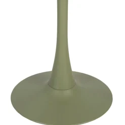 Table de jardin ronde en fer kaki d80cm - Lumi