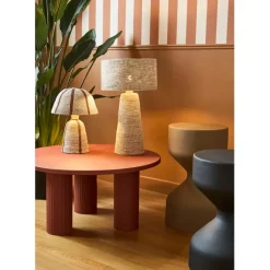 Table d'appoint en fer beige - Arty