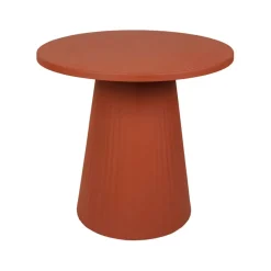 Table d'appoint en fer terracotta d45cm - Arty