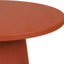 Table d'appoint en fer terracotta d45cm - Arty