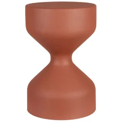 Table d'appoint en fer terracotta - Arty