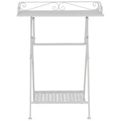 Table d'appoint pliante en fer blanc H67cm - Charmet