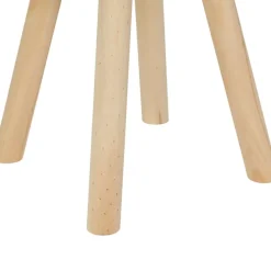 Table d'appoint ronde en paulownia naturel - Boende