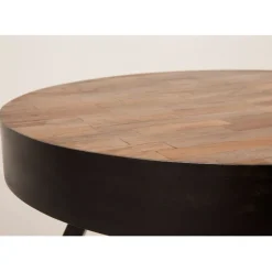 Table d'appoint ronde en teck - Suri