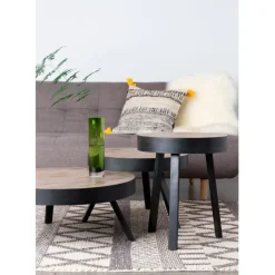 Table d'appoint ronde en teck - Suri