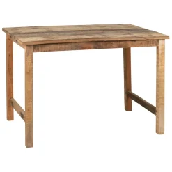 Table en bois en manguier et acacia recyclés 120x75cm - campagne naturel