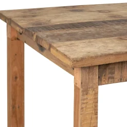 Table en bois en manguier et acacia recyclés 120x75cm - campagne naturel
