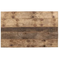 Table en bois en manguier et acacia recyclés 120x75cm - campagne naturel