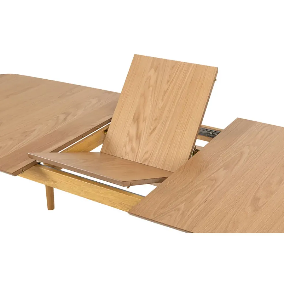 Table en Bois Naturel 180(+39)x90cm - Montreux