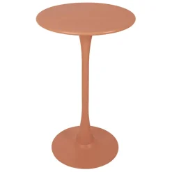 Table haute en fer terracotta d60cm - Lumi