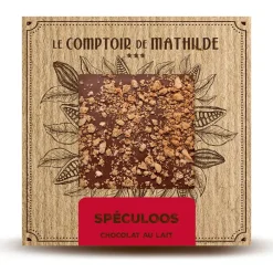 Tablette chocolat au lait speculoos 80g