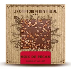 Tablette chocolat au lait noix de pecan 80g