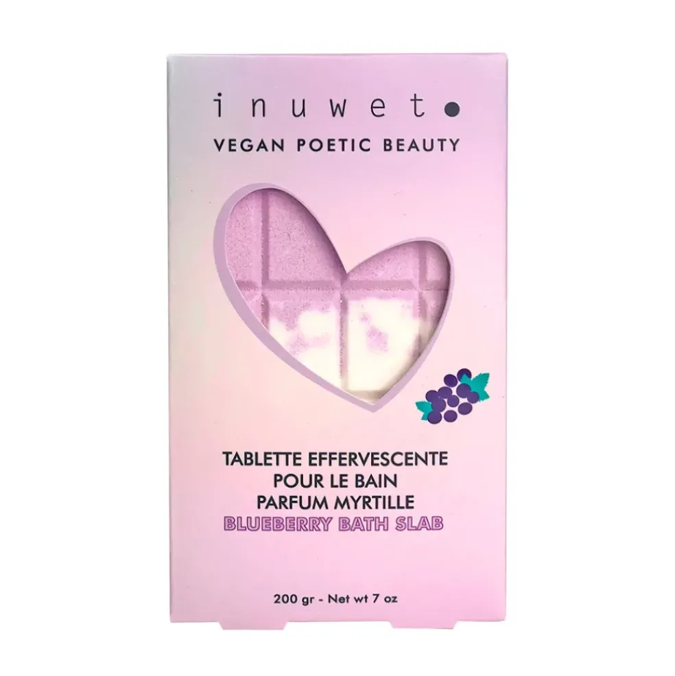 Tablette de bain effervescente parfum myrtille 200g