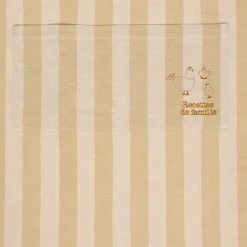 Tablier en coton beige - La Ferme