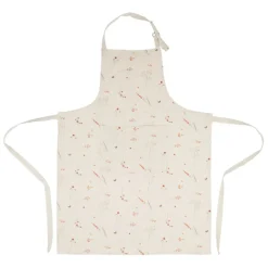 Tablier en coton beige - Lucile