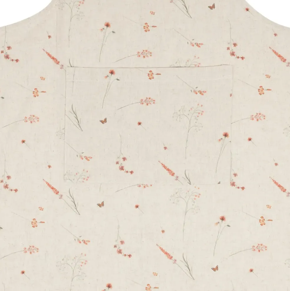 Tablier en coton beige - Lucile