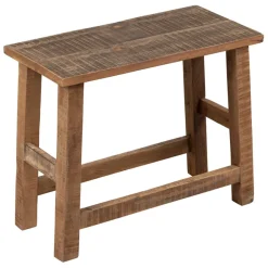Tabouret en bois recyclé naturel - Campagne