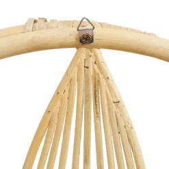 Étagère murale 2 niveaux en rotin naturel d60cm - Gispsy