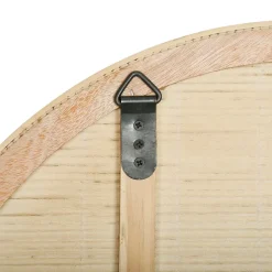 Étagère murale 2 niveaux (x2) en bambou kaki et naturel - Papaye