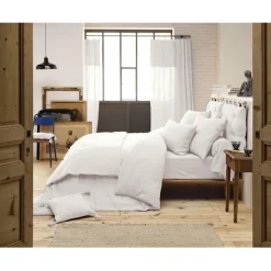 Taie d'oreiller chantilly en gaze de coton 60x60cm - Gaia