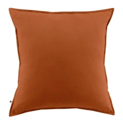 Taie d'oreiller en flanelle tomette 63x63cm - Candice