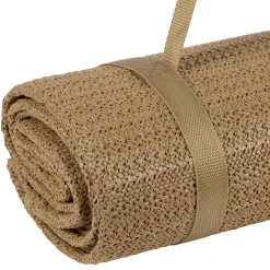 Tapis de plage effet cannage naturel 180x120cm - Garden