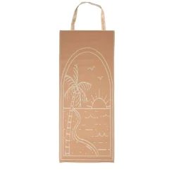 Tapis de plage en tissu corail 170x70cm - Allegra