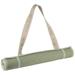 Tapis de plage en tissu vert d'eau 170x70cm - Allegra