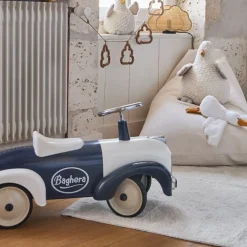 Tapis en coton blanc tufté 140x95cm - Banquise