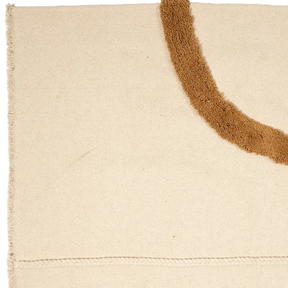 Tapis en coton ecru 200x140cm - Manarola